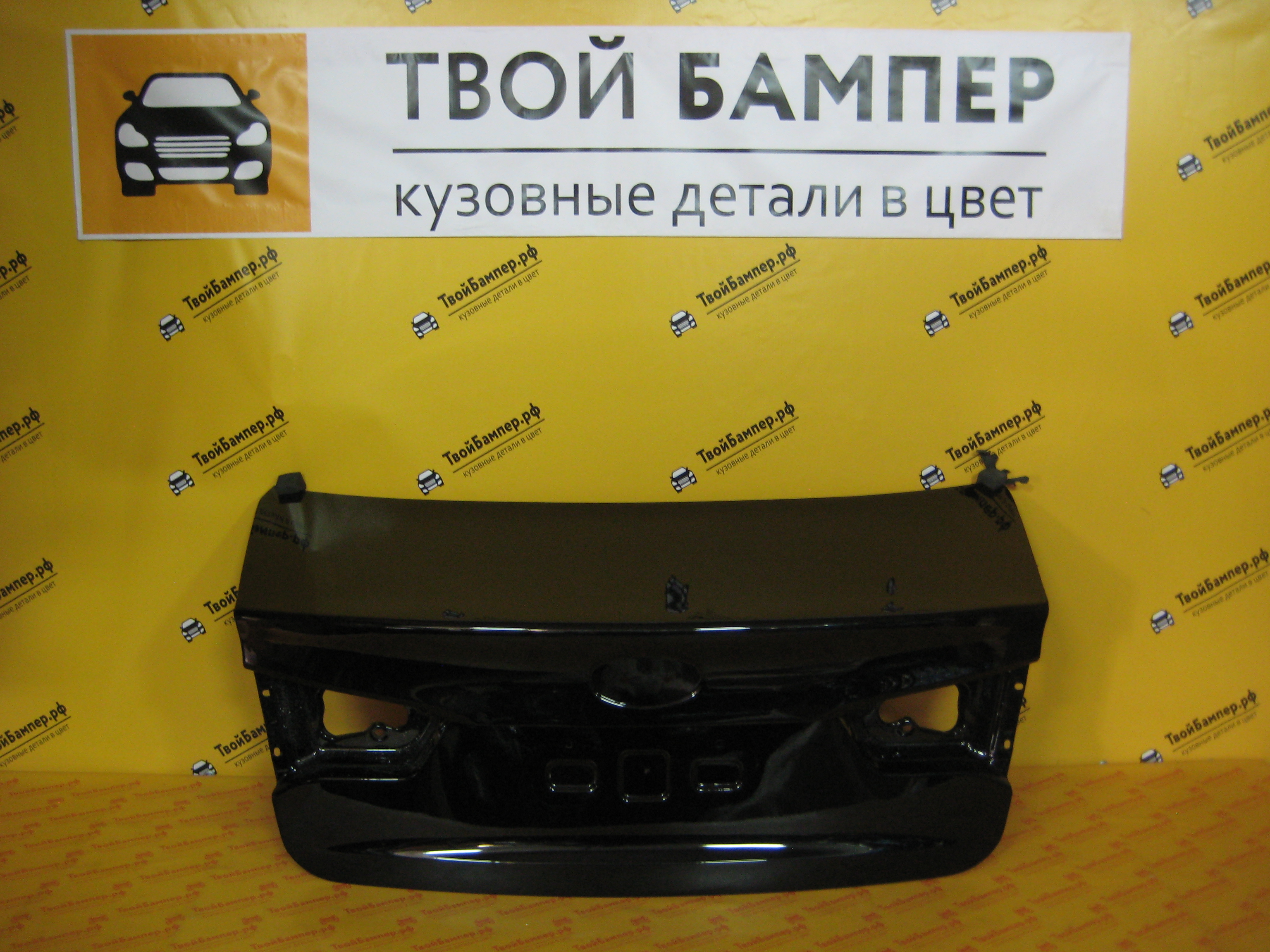 Киа Рио 2011 крышка багажника цвет Черный (2)