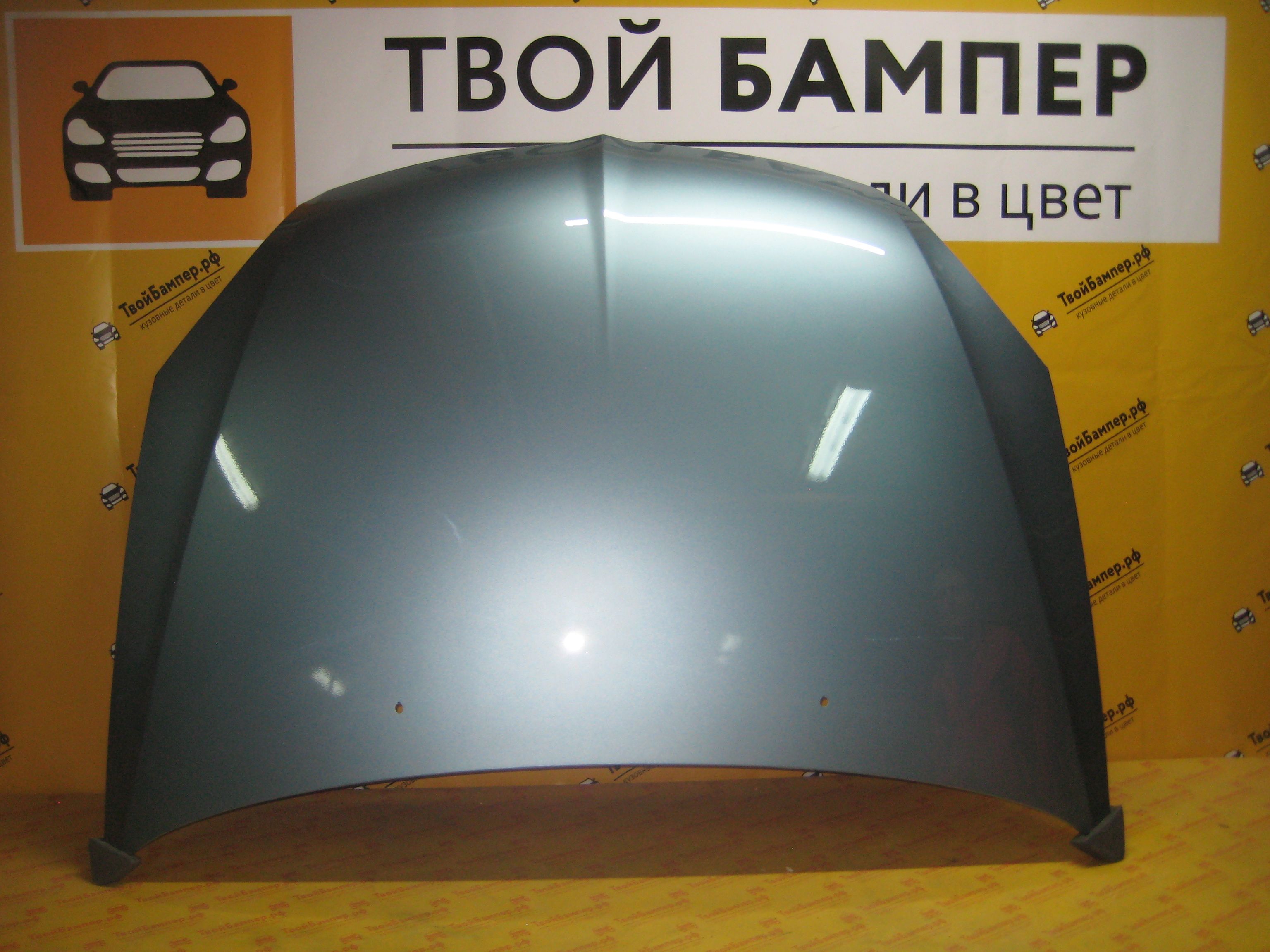 Капот Мицубиси Лансер 9 цвет Серо-зелёный А86 (2)