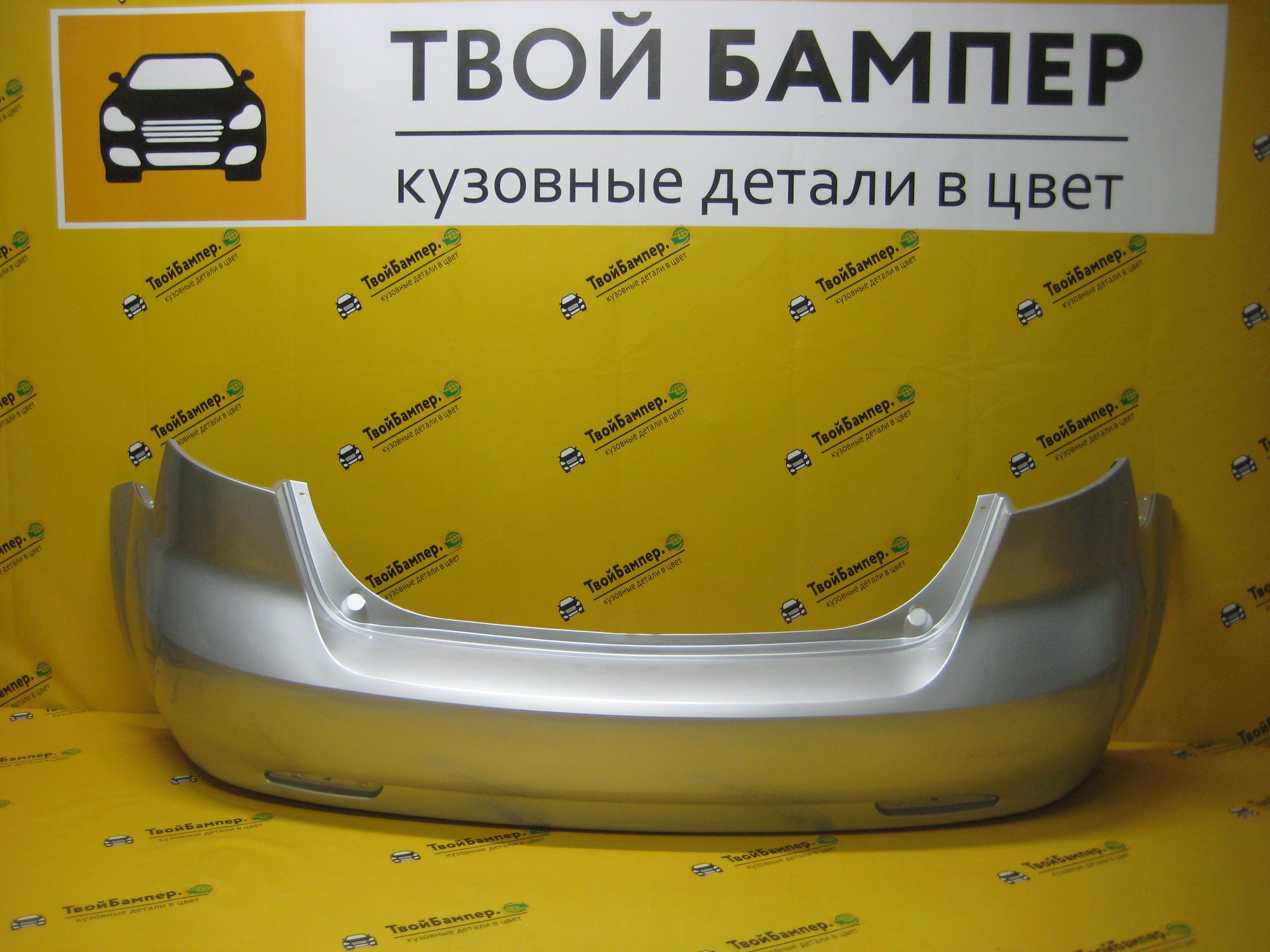 Бампер Задний Шевроле Лачетти Хетчбек цвет GAN (2)